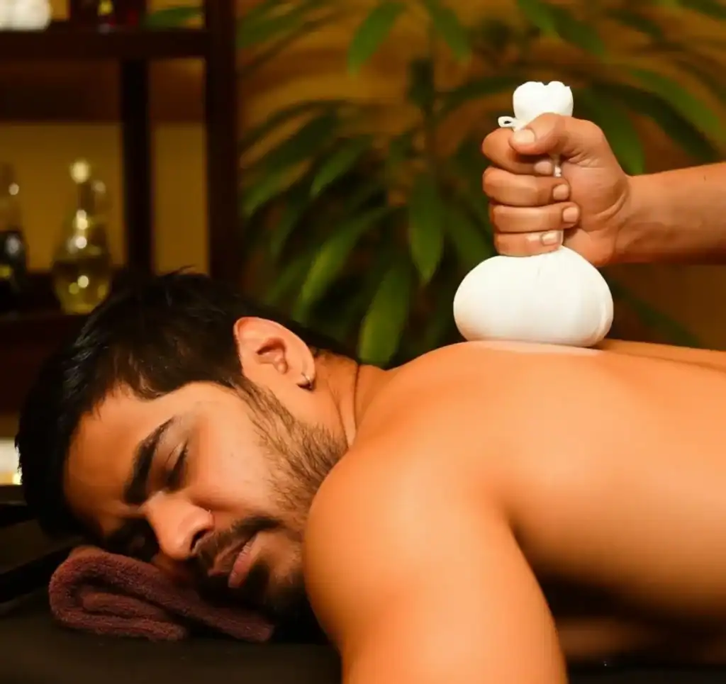 Ayurvedic massage therapy at Ayura Ayurvedic Healthcare in Abu Dhabi