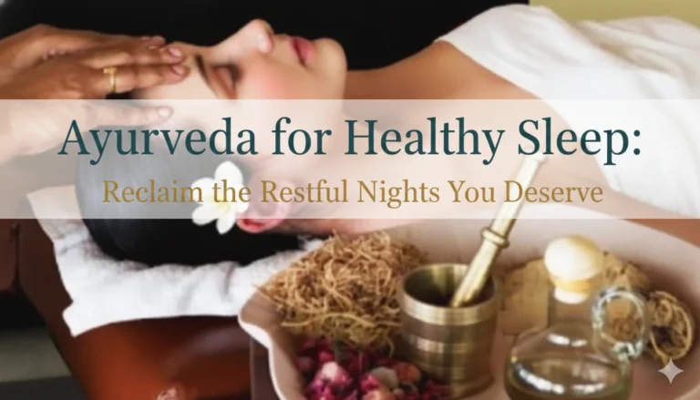 Ayurveda for Healthy Sleep: Reclaim the Restful Nights You Deserve